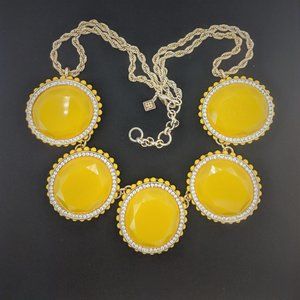 Banana Republic Yellow Gold Statement Necklace